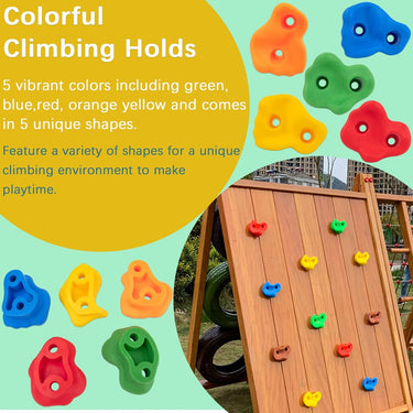 DIY ROCK CLIMBING HOLDS FOR KIDS